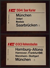 Zuglaufschild IC594 Saar