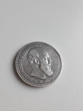 Alte 1 Rubel Silbermünze 1892, Alexander III., Russland