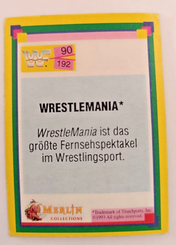 Wwf wrestling sammelkarte - wwf,
