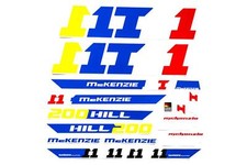 Fahrrad DEKOR Satz Aufkleber