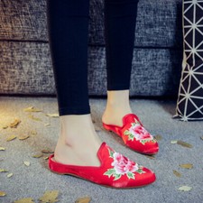 Damen Samt Spitz Zulaufend