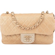 Chanel Quilted Pearl CC Single