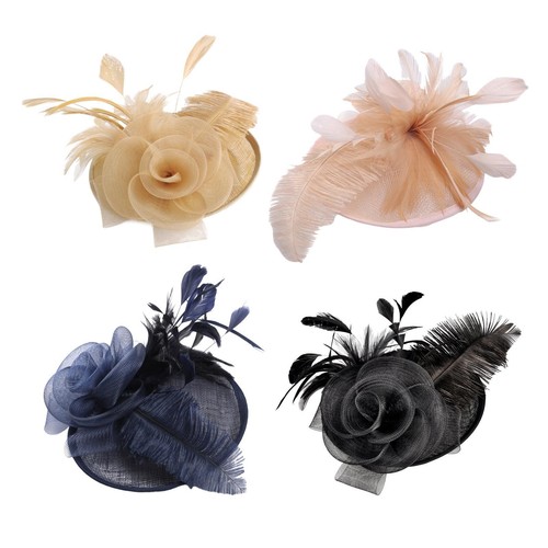 Blume feder mesh - blume, fascinator
