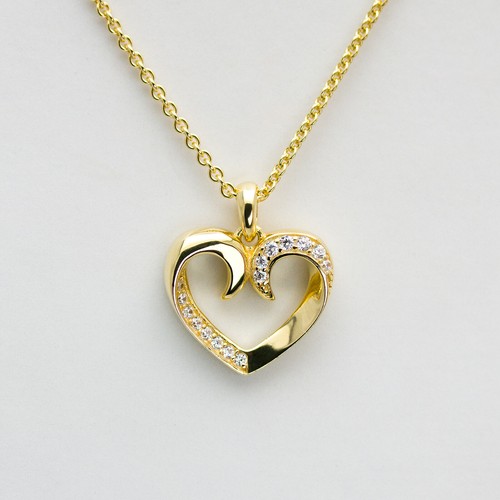 Herz kette collier anhänger - kette,