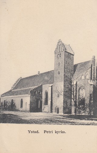 Post card sweden ystad - sweden,