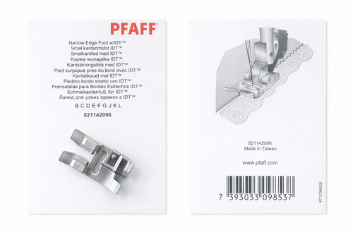 Pfaff schmalkantenfuss für - pfaff,