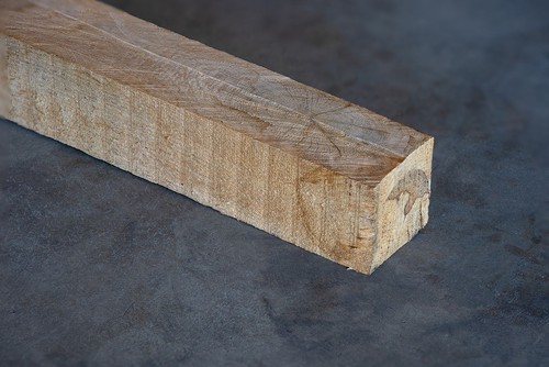 Holzpfahl eiche 100x100 - –,