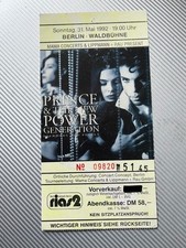 Alte Konzertkarte Ticket Prince 1992 Berlin Waldbühne