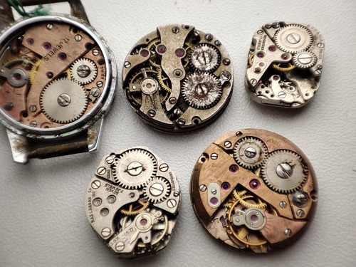 Uhrwerk konvolut uhr für teil - uhrwerk,