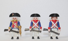 playmobil 3 x franzose zu garde blaurock rotrock engländer