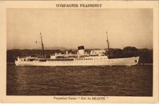 CPA Paquebot-Yacht Ile de Beaute - Compagnie Fraissinet SCHIFFE (1203399)