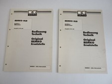 Remko GLB OLB Gebläse Gas Öl Brenner Bedienungsanleitung Ersatzteilliste