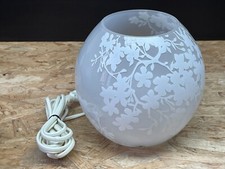 IKEA KNUBBIG  Glas Tischlampe weiß Typ: B1017