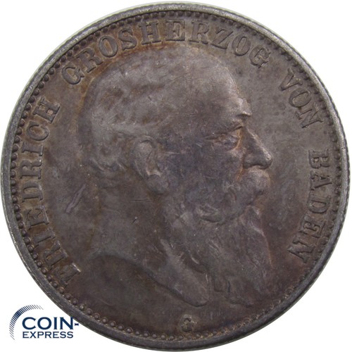 Baden mark gedenkmünze 1907 - 2,