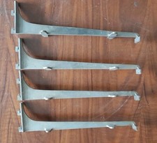 4 Art Deco Regalhalter antik