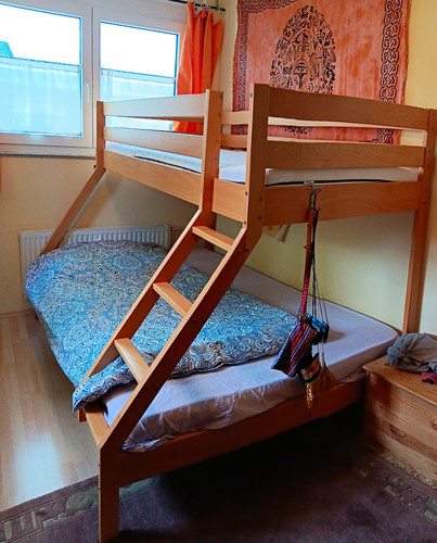 Etagenbett massivholz buche - massivholz,