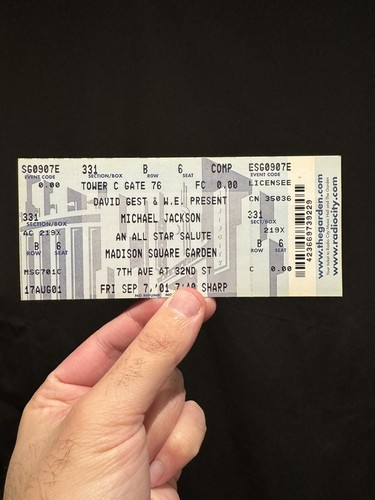 Unused michael jackson concert - unused,