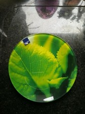 Leonardo Teller Collections  ca 20 cm Glasteller Dekoteller  Gün Gelb Blatt