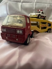 Tonka Vintage Car Carrier Truck und Polizeiauto Spielzeugauto
