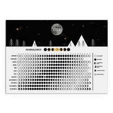 Postkarte MONDKALENDER 2026