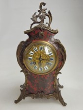  Antike französische Kaminuhr im Boulle Stil