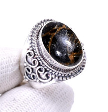 Kupfer Schwarz Obsidian