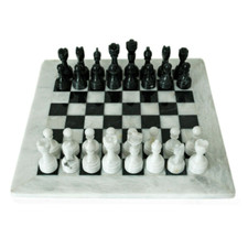 Schachbrett mit schach marmor - schachbrett,