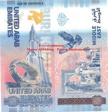 V. A. EMIRATE EMIRATES  Souvenir Note 2024 Unc Burj Khalifa 6195#9Kassenfrisch..
