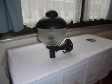 Außenlampe E27 schwarz Glaskugel IP43 60 Watt