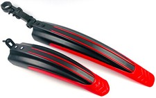 Fahrrad Schutzblech Rot Set 26