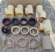 Konvolut 17 Tlg. Truma Ausströmer Reduzuierung T-Stück 65 mm Warmluftverteilung