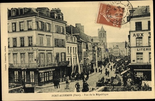 Pont audemer eure rue - ak, eure,