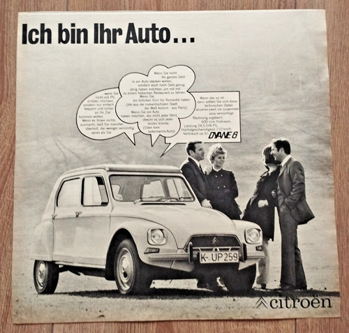 Orig reklame werbung - werbung, ich