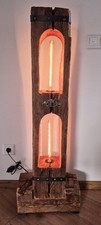 Balkenlampe Stehlampe Altholz