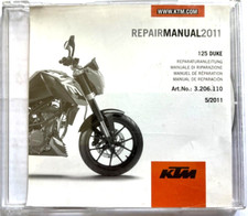CD Werkstatthandbuch Werkstattbuch KTM 125 Duke 2011   3.206.110