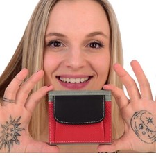 Sunsa Damen kleine Geldbörse