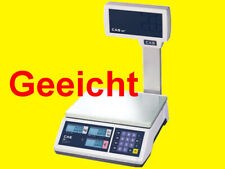 Ladenwaage Geeicht mit Hochanzeige Marktwaage Obstwaage Gemüsewaage CAS ER JR