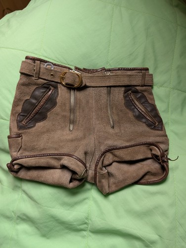Wildlederhose jungen kurz - wildlederhose,