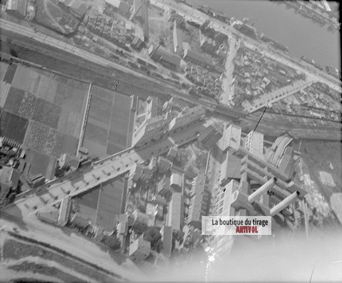 Luftaufnahme flugzeug stadt - luftaufnahme,