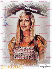 Nina Lizell--AEE1- -Druck auf Postkarte ohne Autogramm