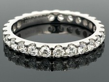 RING GR. 20 (CA. 63) AUS 950/- PLATIN MIT BRILLANTEN SCHMUCKJAGD