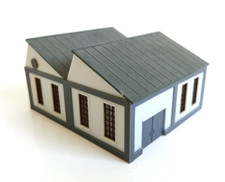 Spur N - Werkstatthalle Fabrik Industrieanlage - Gebäude Häuser Haus --- BO 1749