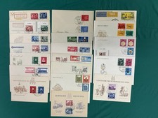 FDCˋs Leipziger Messe aus den Jahren 1952 bis 1965 insgesamt 19 Stück!