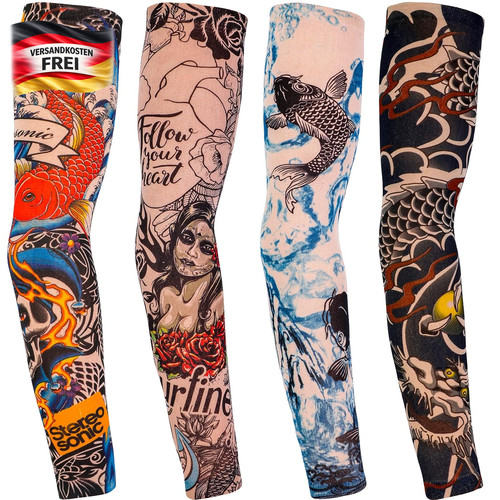 Unisex tattoo ärmel - tattoo, mit