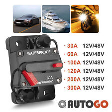 30-300A Sicherung Automat Automatik Schalter 12V/48V KFZ LKW Leitungsschutz