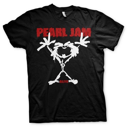 Pearl jam stickman - pearl, (schwarz)