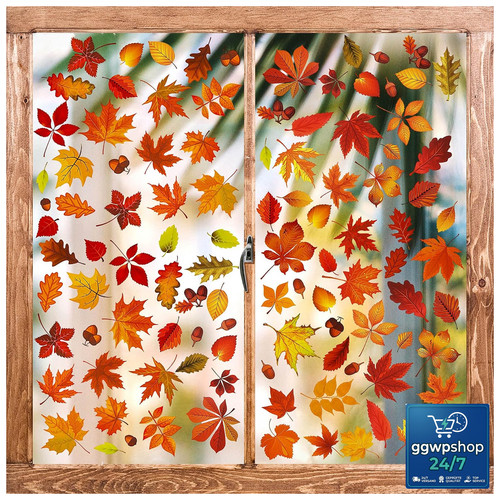 Fensterbilder herbstdeko 174 - fensterbilder,