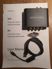 MiniDSP 2x4 Neuzustand 3 Jahre alt 4 Wochen in Betrieb Anschlusskabel keine OVP