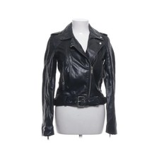 Zara, Bikerjacke, Damen, Größe: S, Schwarz, Leder/Polyester, Einfarbig #O7Q