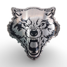 Wolf Hund Tier Emblem Auto